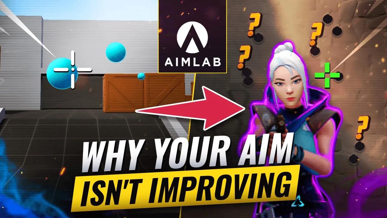 "Why Is My Aim NOT IMPROVING??" - Valorant (ft. Aim Lab) thumbnail