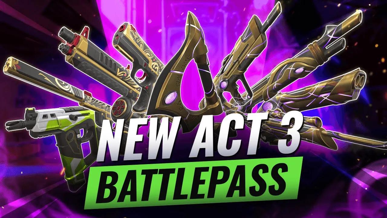 NEW Act 3 BATTLE PASS Is INSANE! - Valorant Skins Breakdown thumbnail