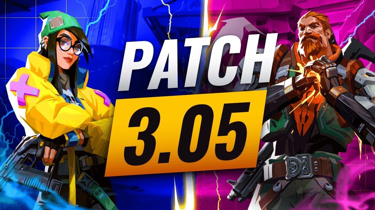 NEW UPDATE: Breach BUFF + Killjoy NERFS + MORE! - Valorant Patch 3.05 thumbnail