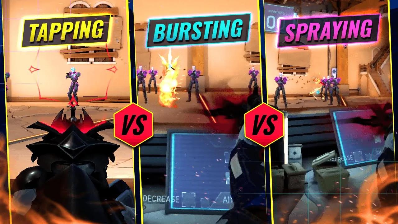 WIN MORE AIM DUELS! Tapping Vs. Bursting Vs. Spraying - Valorant Aim Guide thumbnail