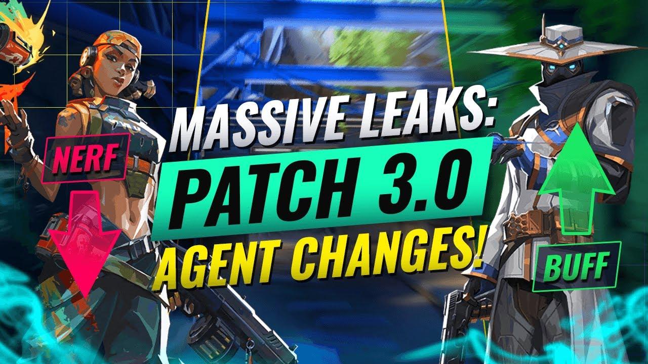 MASSIVE Upcoming Agent Buffs/Nerfs Breakdown! - Valorant Patch 3.0 Balance Changes thumbnail