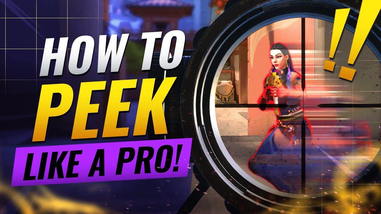 PEEK LIKE A PRO! How To Peek ANY ANGLE! - Valorant Peeking Guide thumbnail