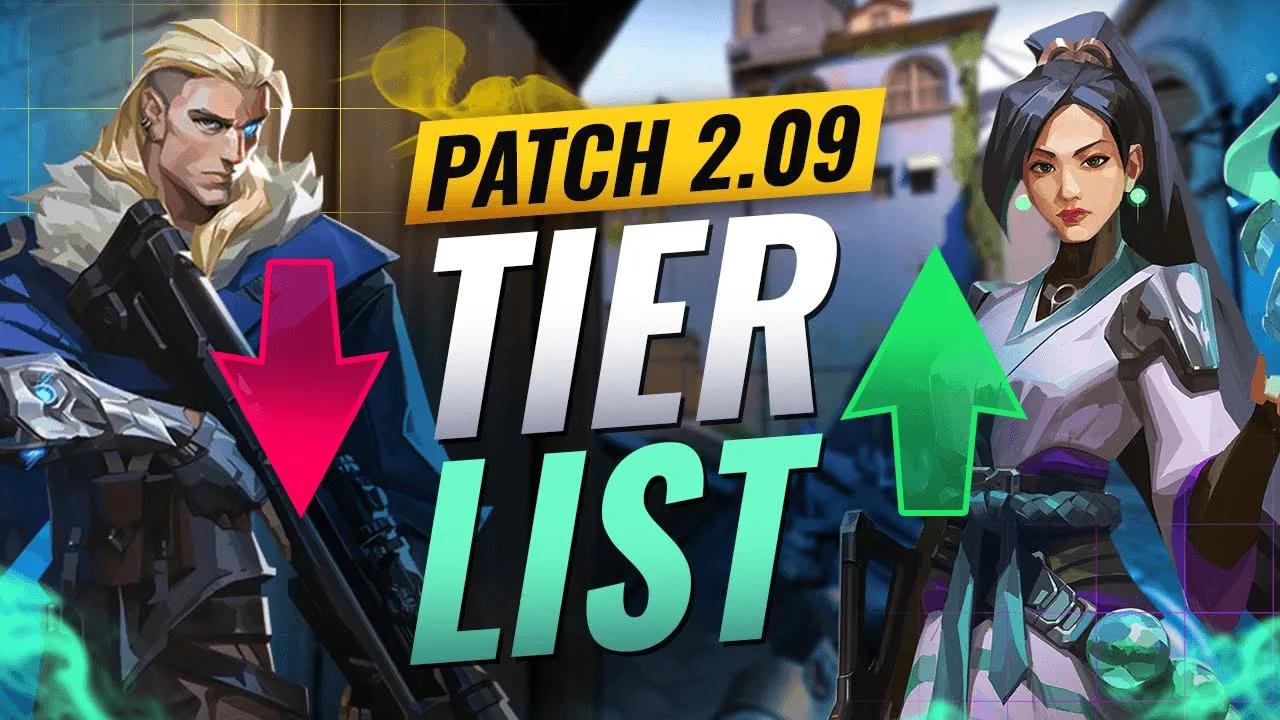 NEW UPDATE: BEST Agents TIER LIST - Valorant Patch 2.09 thumbnail