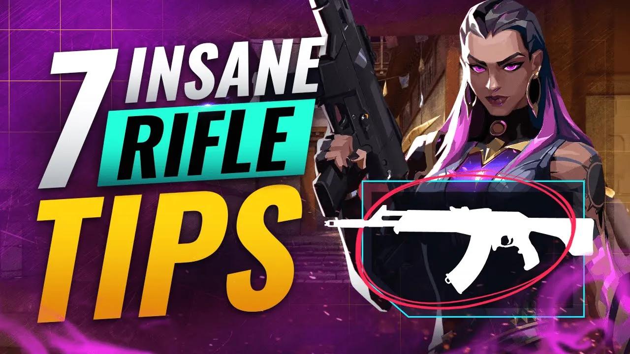 7 INSANE Tips To UPGRADE Your Rifle Game - Valorant thumbnail