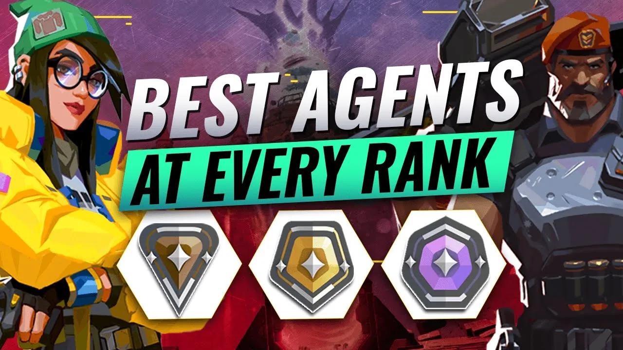 BEST Agents to MAIN in EVERY RANK - Valorant thumbnail