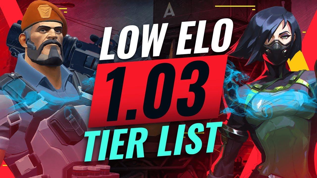 LOW ELO Best Agents TIER List - Valorant Patch 1.03 thumbnail