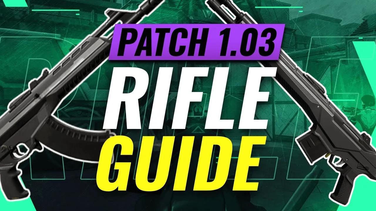 BEST VALORANT RIFLES: The COMPLETE Rifle Guide In Valorant Patch 1.03 thumbnail