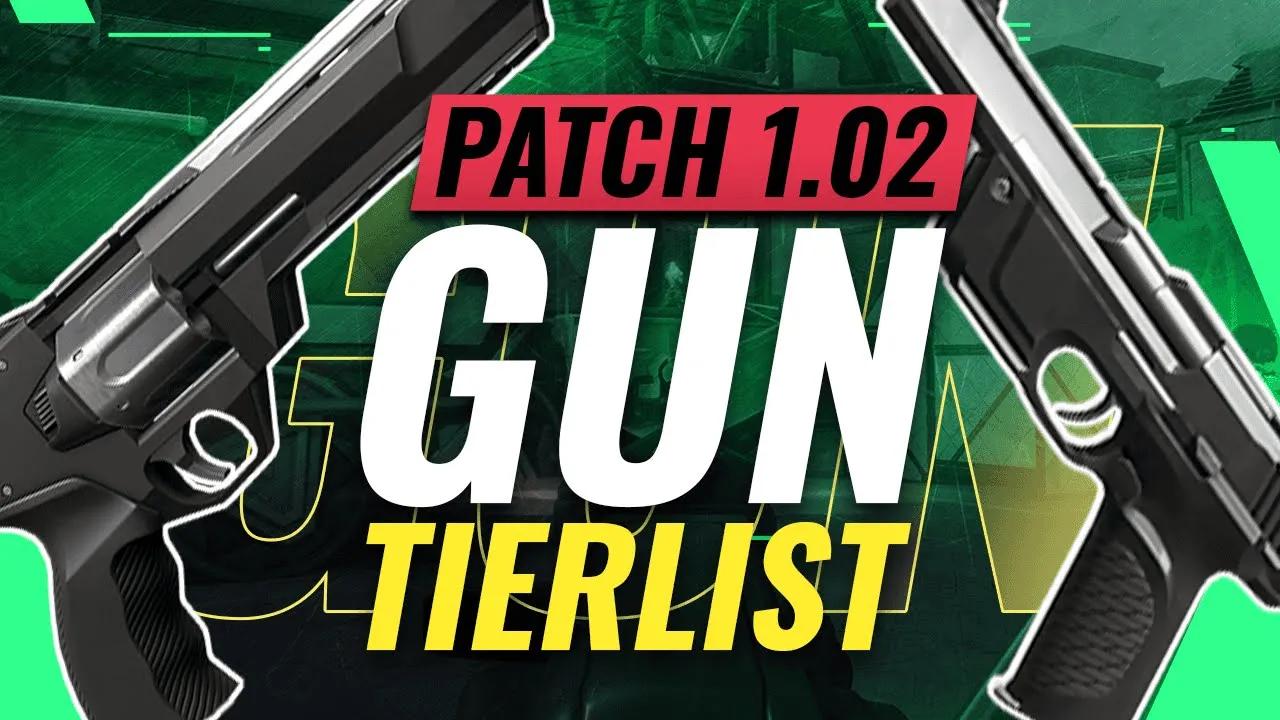 BEST VALORANT GUNS - Patch 1.02 Gun TIER List thumbnail