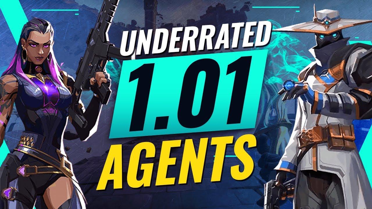 3 INCREDIBLY Underrated Agents YOU SHOULD ABUSE in Patch 1.01 - Valorant thumbnail