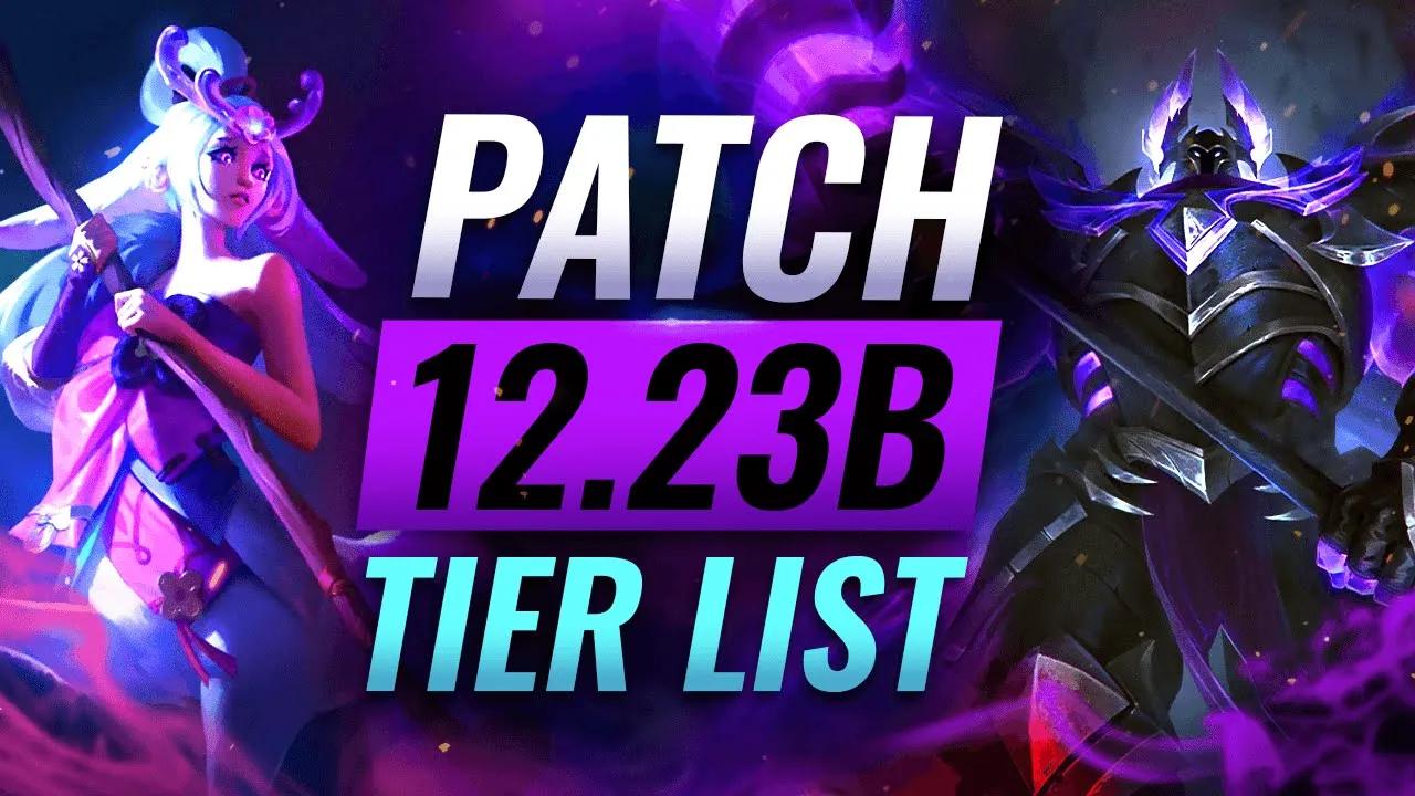 UPDATED Patch 12.23b Tier List: Every Role Ranked - League of Legends thumbnail