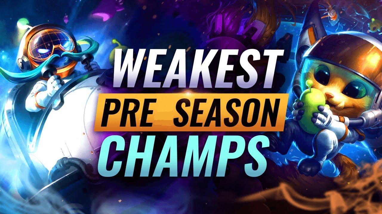 10 Champions to Avoid in the PRESEASON - League of Legends thumbnail