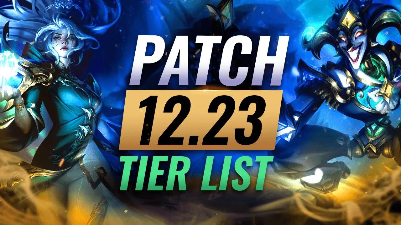 NEW PATCH 12.23 Tier List & Rundown: All Changes & Skins - League of Legends thumbnail