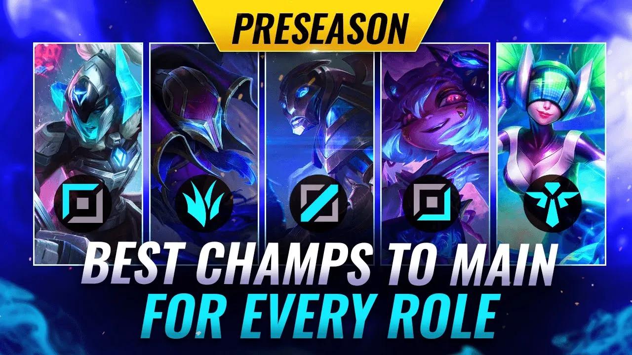 3 BEST MAINS in EVERY ROLE For The Preseason - League of Legends Patch 12.22 thumbnail