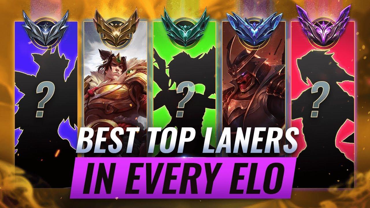 Who is the STRONGEST TOP Laner in EVERY ELO? - League of Legends thumbnail