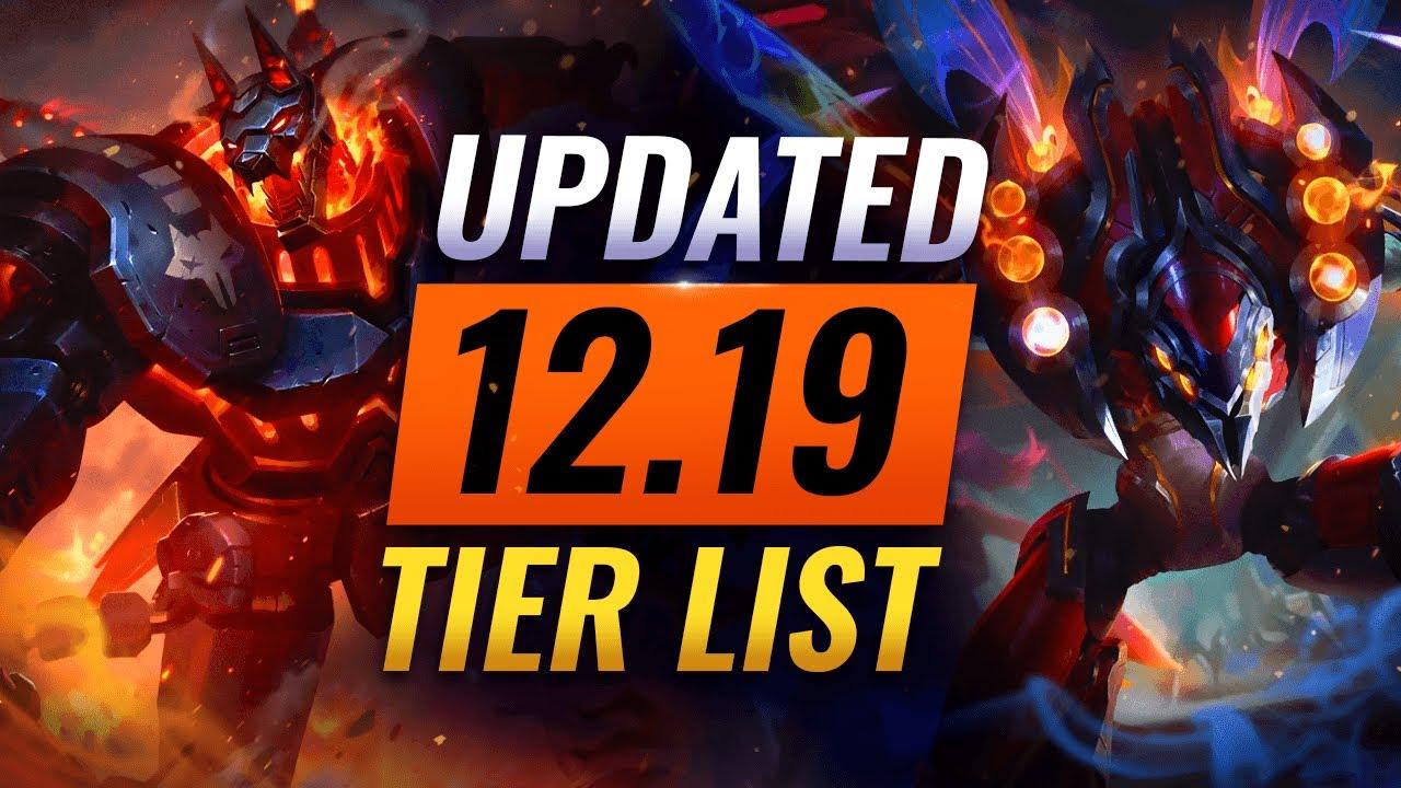 NEW UPDATED Tier List For Patch 12.19 - Best Champions in League thumbnail