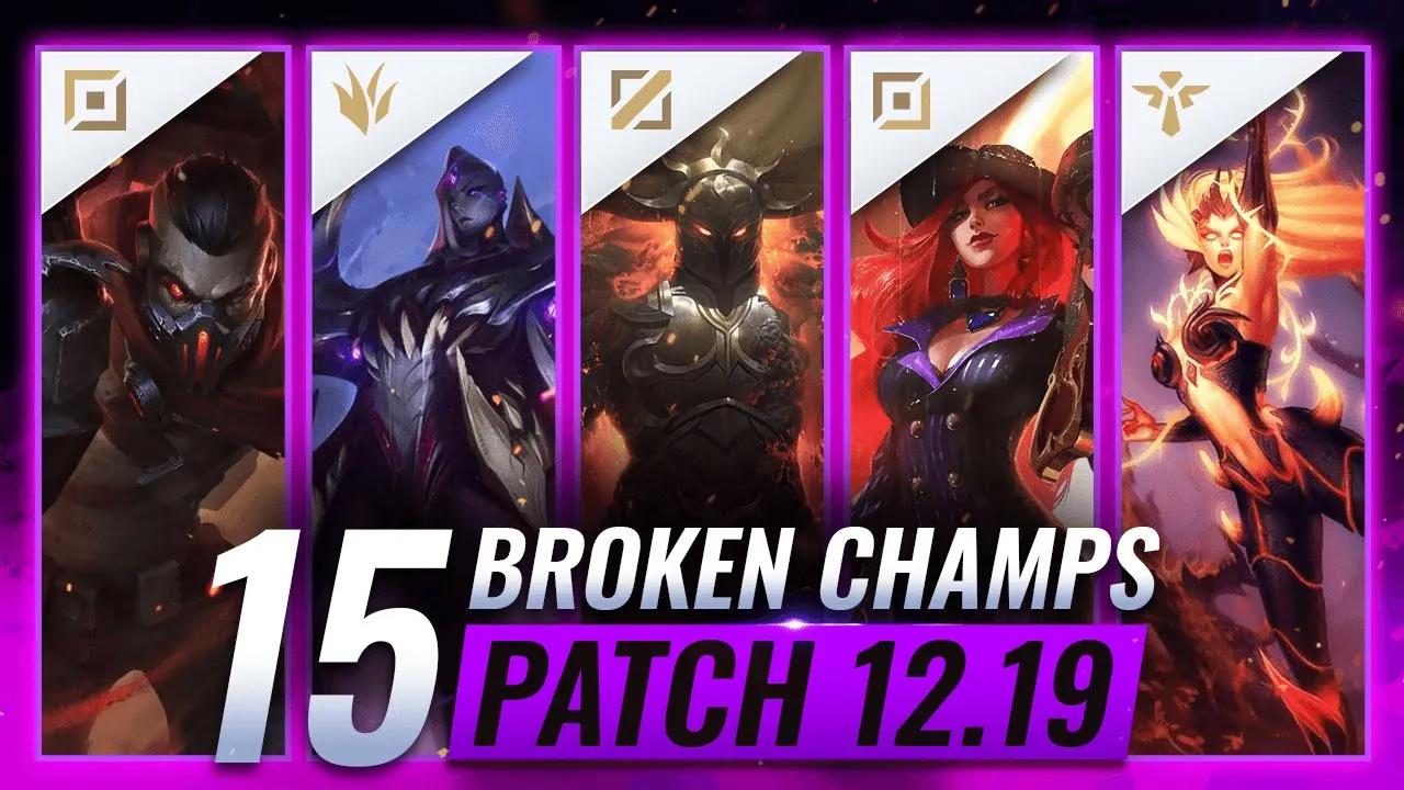 15 BROKEN CHAMPION Predictions for Patch 12.19 - League of Legends thumbnail