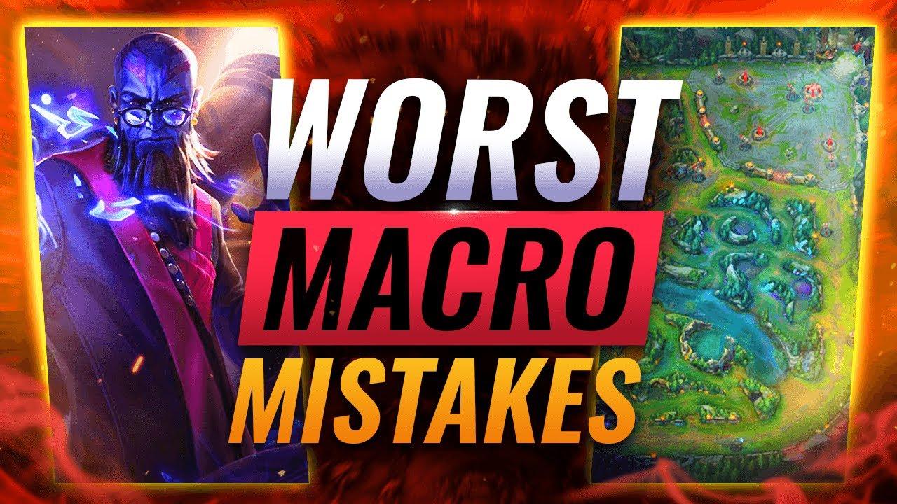 5 MACRO Mistakes that LOSE GAMES - League of Legends thumbnail