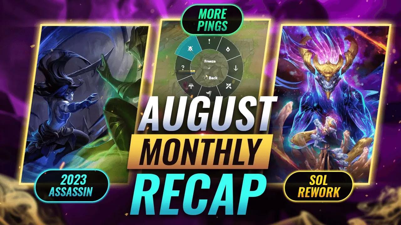 AUGUST NEWS RECAP: Preseason Changes + NEW CHAMPS & More - League of Legends thumbnail