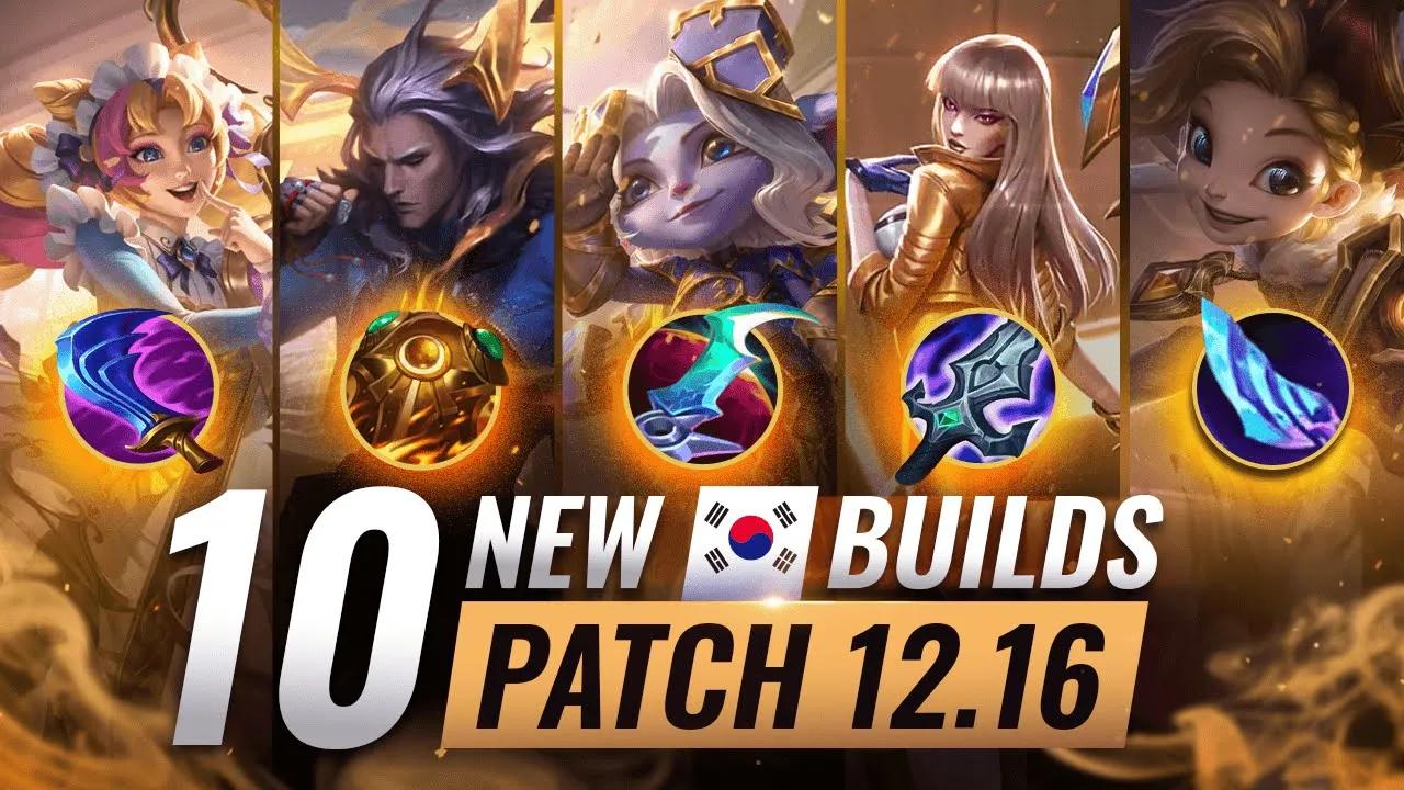 TOP 10 META Korean Builds to ABUSE on Patch 12.16 - League of Legends thumbnail