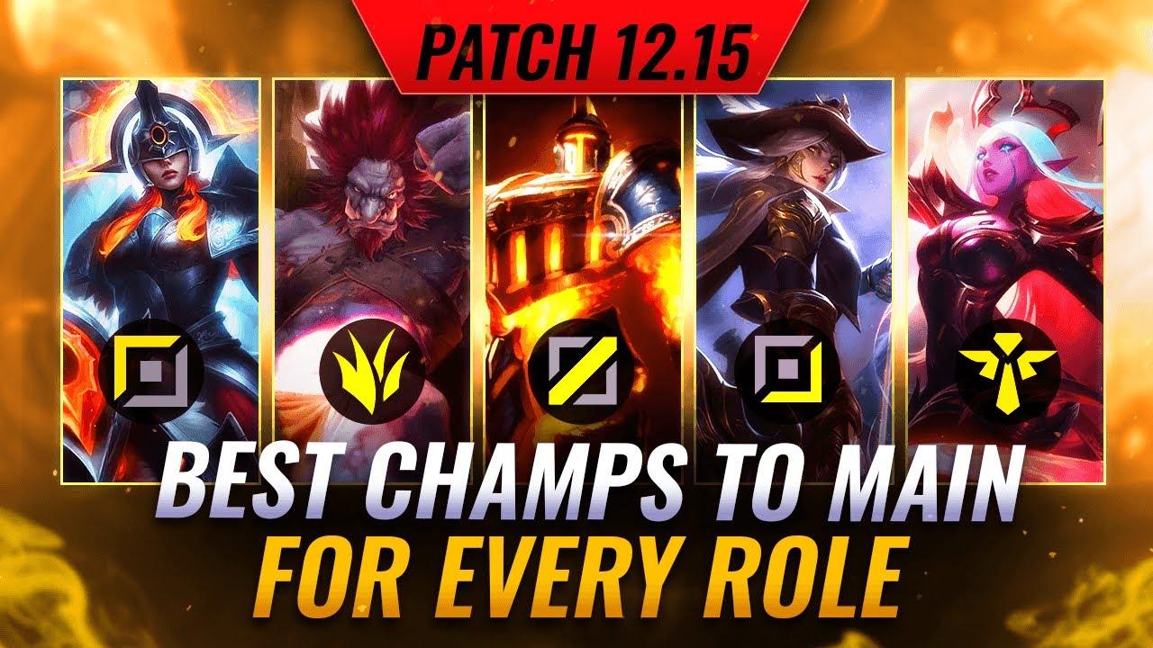 TOP 3 MAINS For Every Role on Patch 12.15 - League of Legends thumbnail