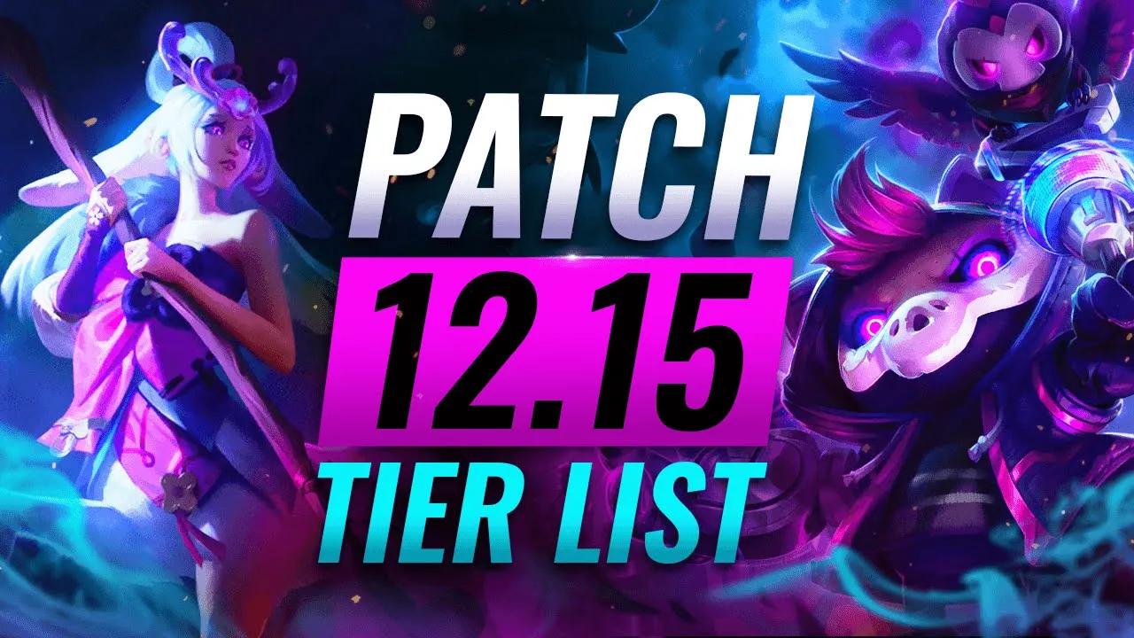 FULL Patch 12.15 Rundown & Tier List: Thresh BUFFS - League of Legends Season 12 thumbnail