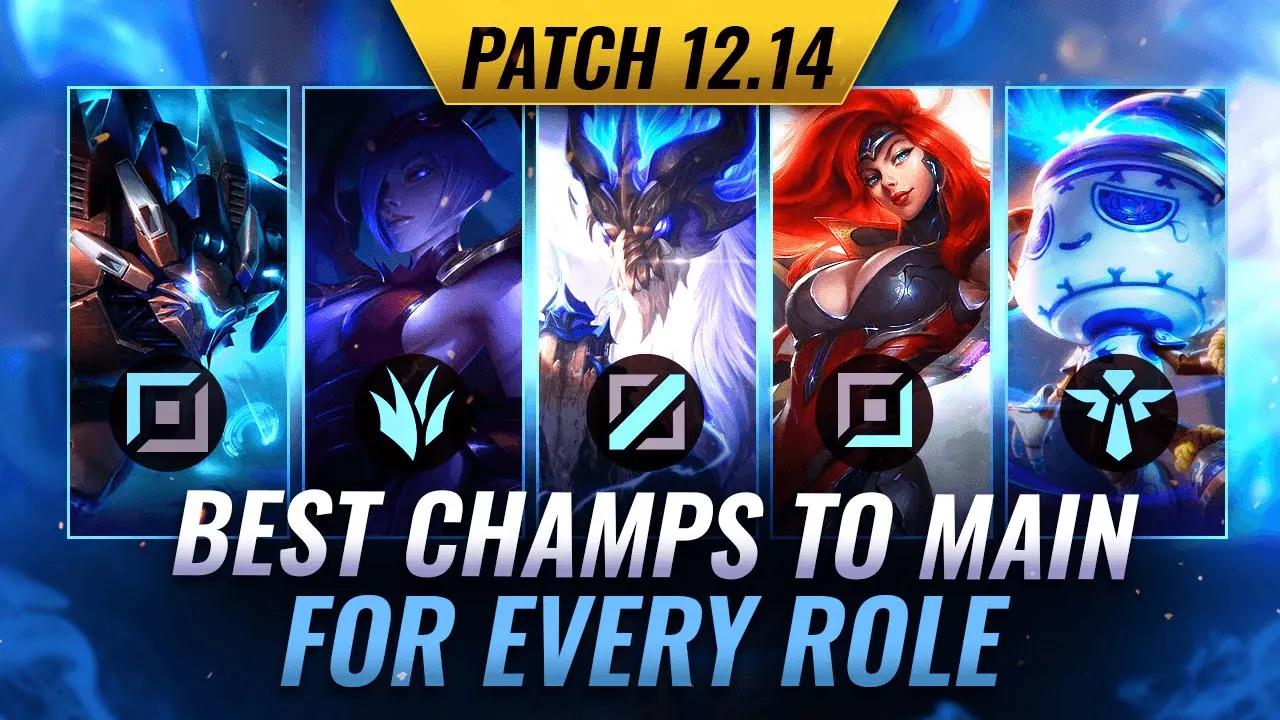 3 BEST MAINS For Every Role on Patch 12.14 - League of Legends thumbnail