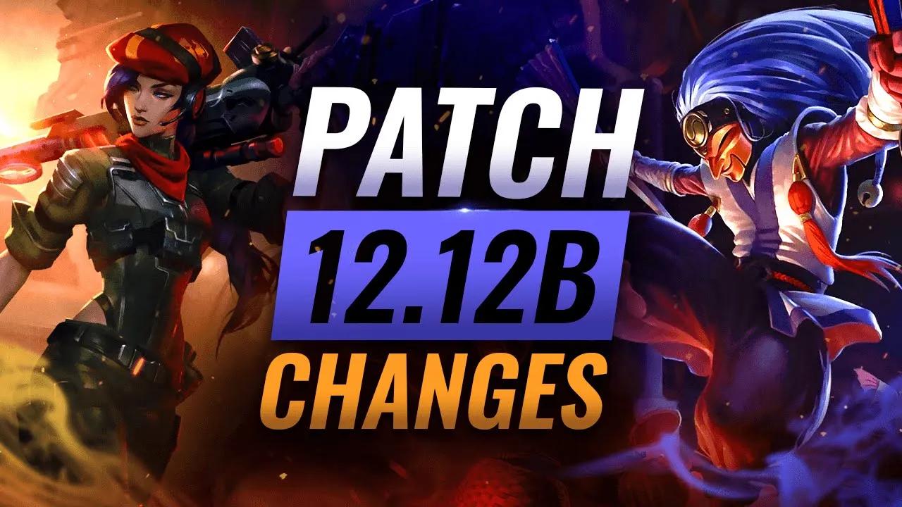 HOTFIX UPDATE: Patch 12.12b Full Changes - League of Legends Season 12 thumbnail