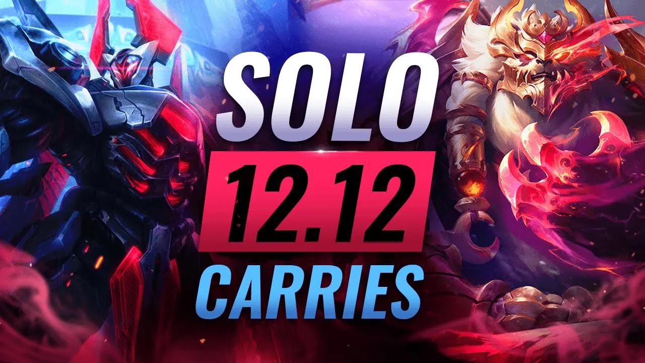 10 Best Solo Carry Champs in Patch 12.12 - League of Legends Season 12 thumbnail