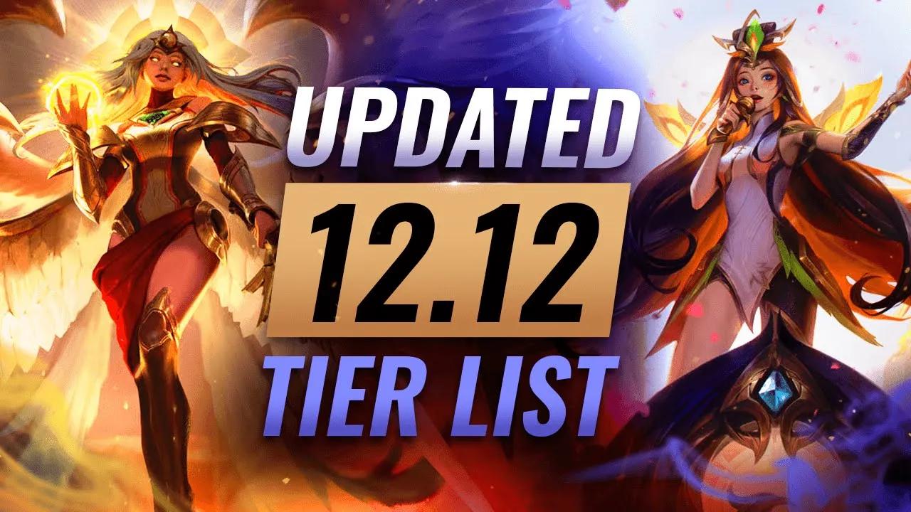 UPDATED Patch 12.12 Tier List: Seraphine is BROKEN - League of Legends Season 12 thumbnail