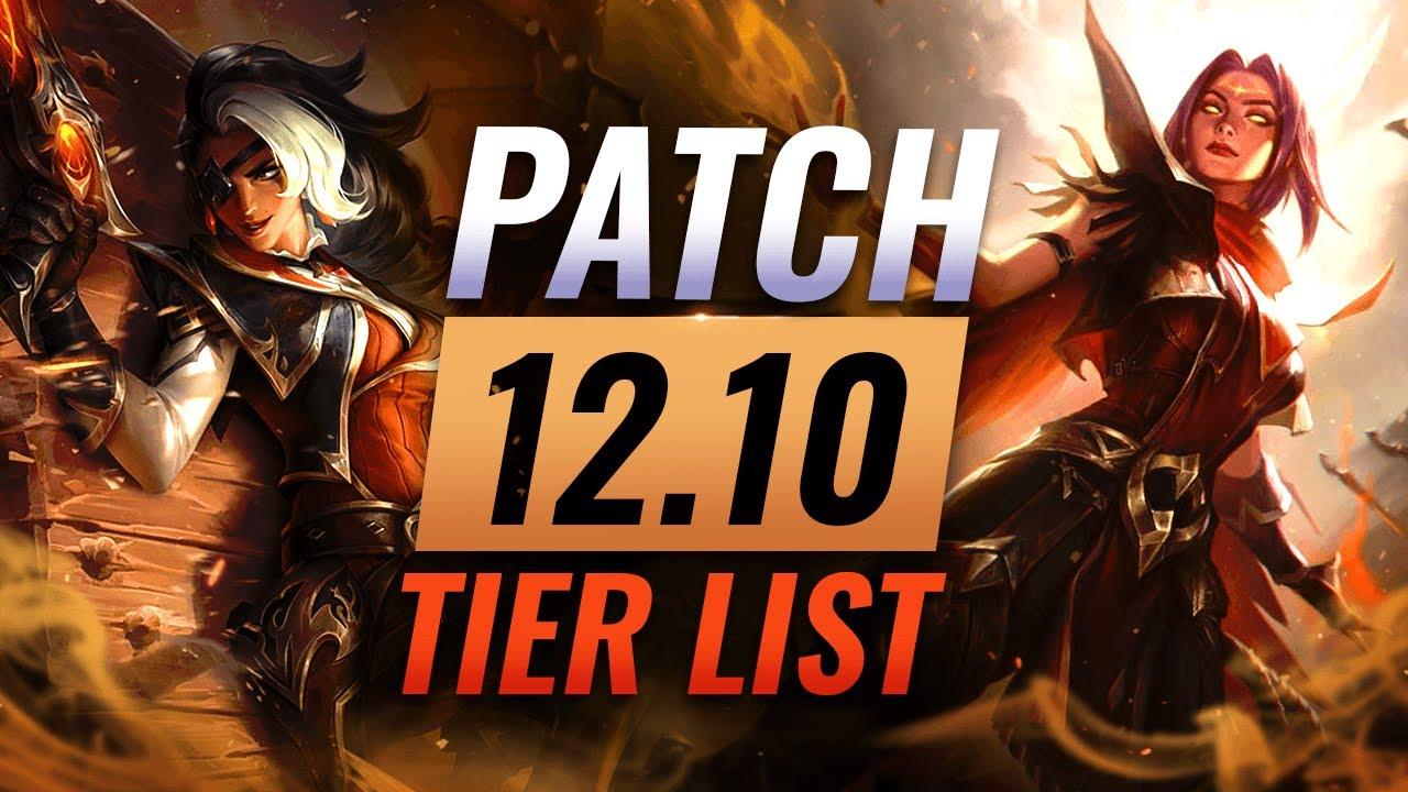 NEW PATCH 12.10 Tier List: Massive Meta Changes - League of Legends Season 12 thumbnail