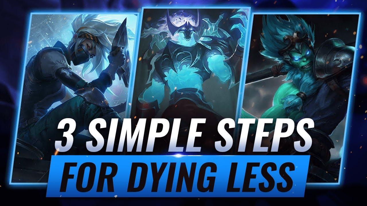 3 MOST IMPORTANT Tips to DIE LESS in League of Legends - Season 12 thumbnail