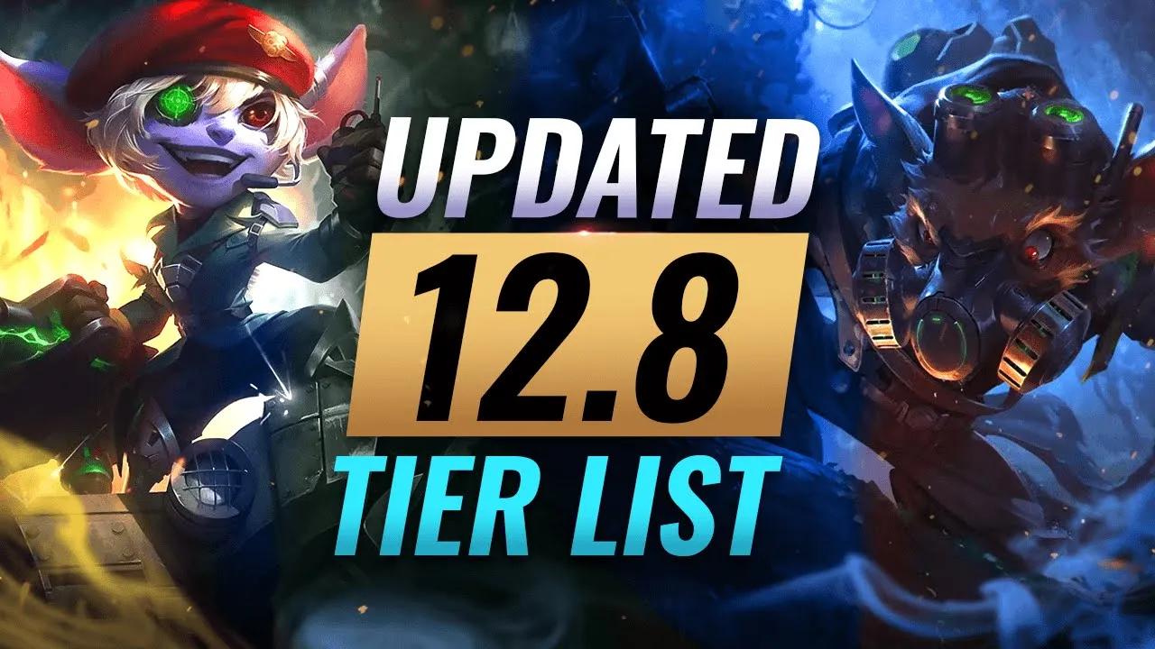 UPDATED Patch 12.8 Tier List: Meta Shifts + Hotfixes - League of Legends thumbnail