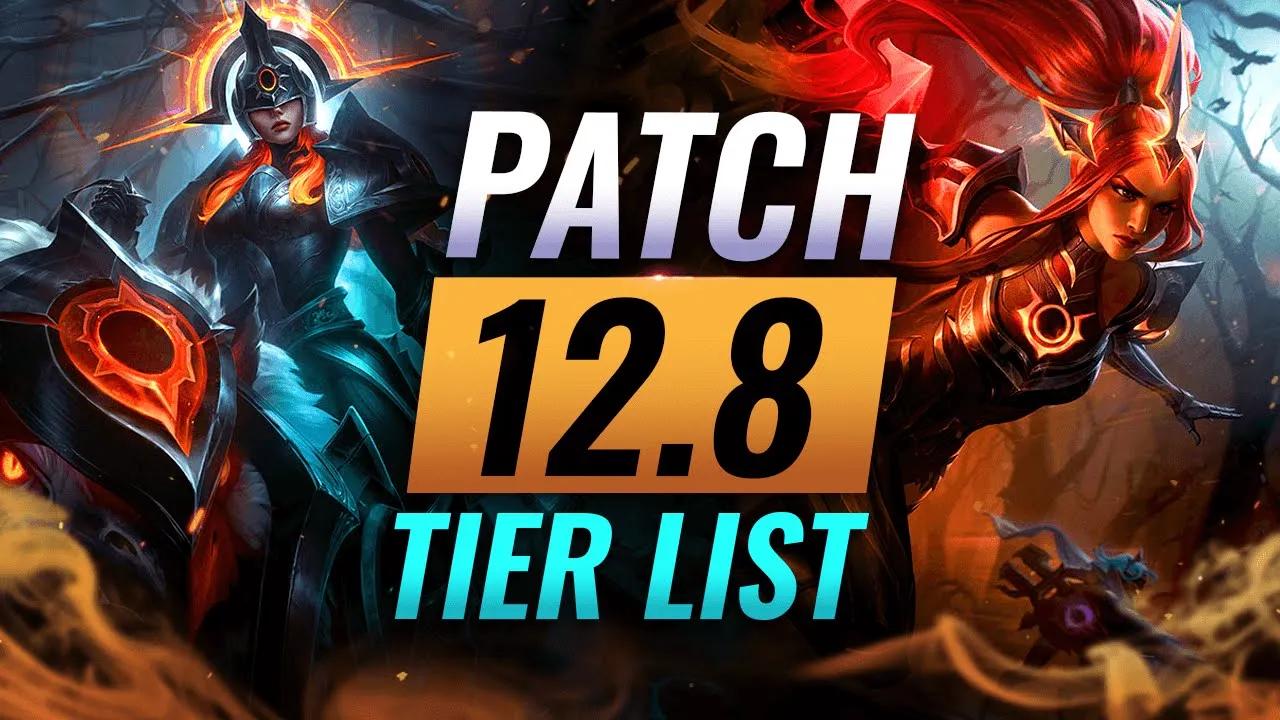 PATCH 12.8 TIER LIST: Xayah + Jinx NERFS & More - League of Legends thumbnail