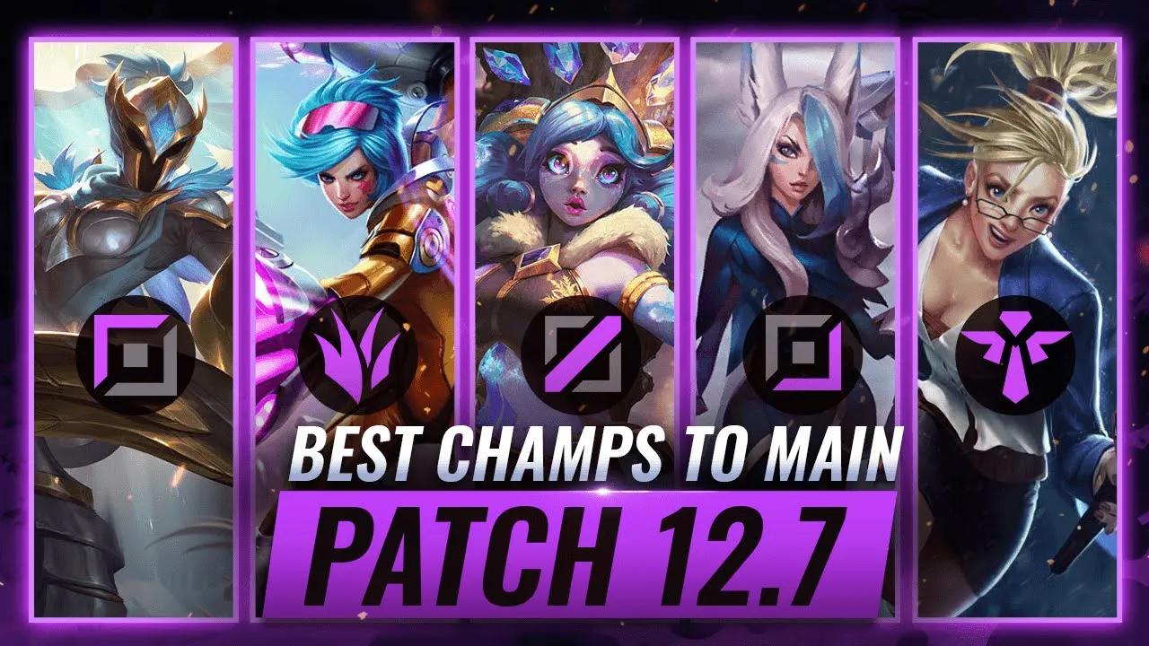 TOP 3 Champions To MAIN For EVERY ROLE in Patch 12.7 - League of Legends Season 12 thumbnail