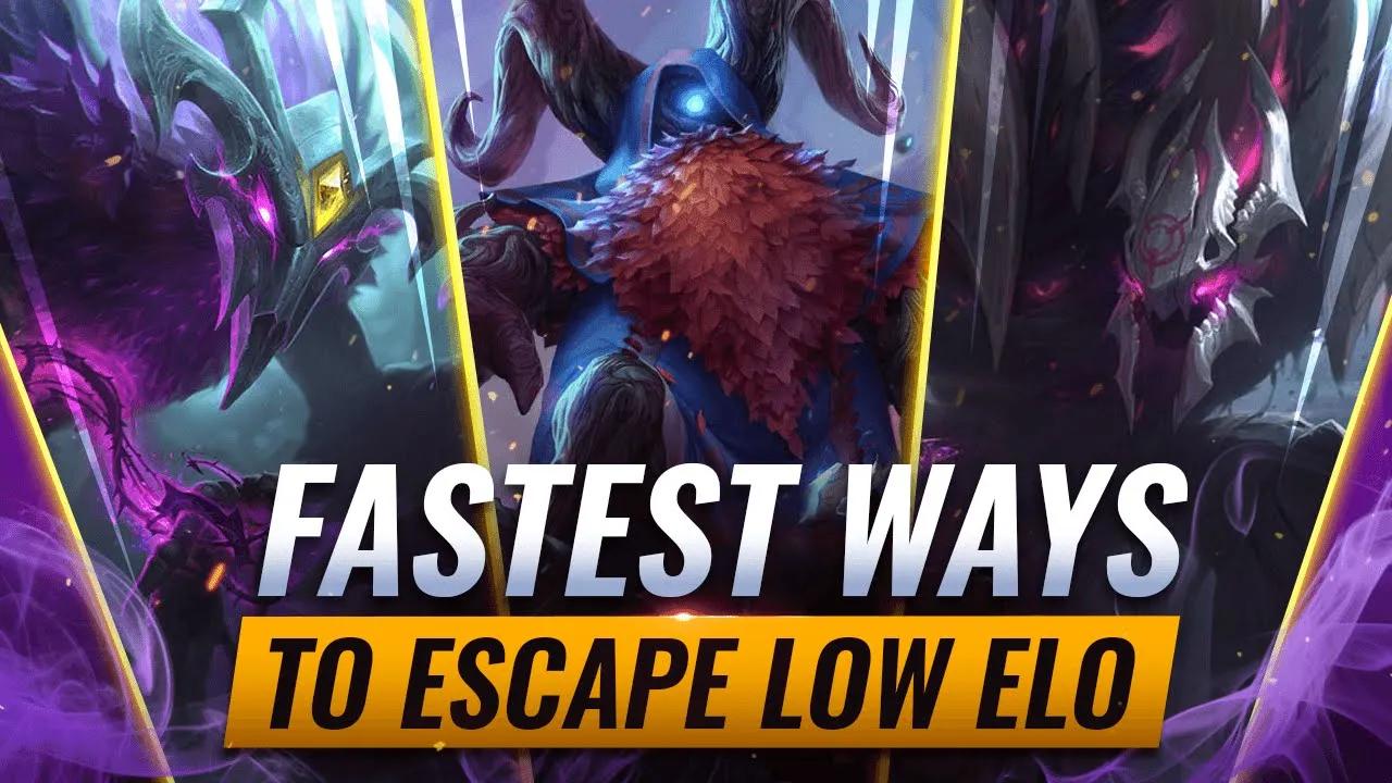 FASTEST WAYS To ESCAPE Low Elo in League of Legends - Patch 12.6 thumbnail