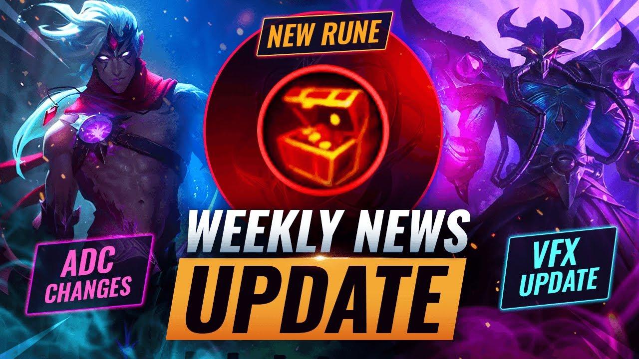 NEWS UPDATE: Kassadin VFX Rework + NEW RUNE & MORE - League of Legends thumbnail