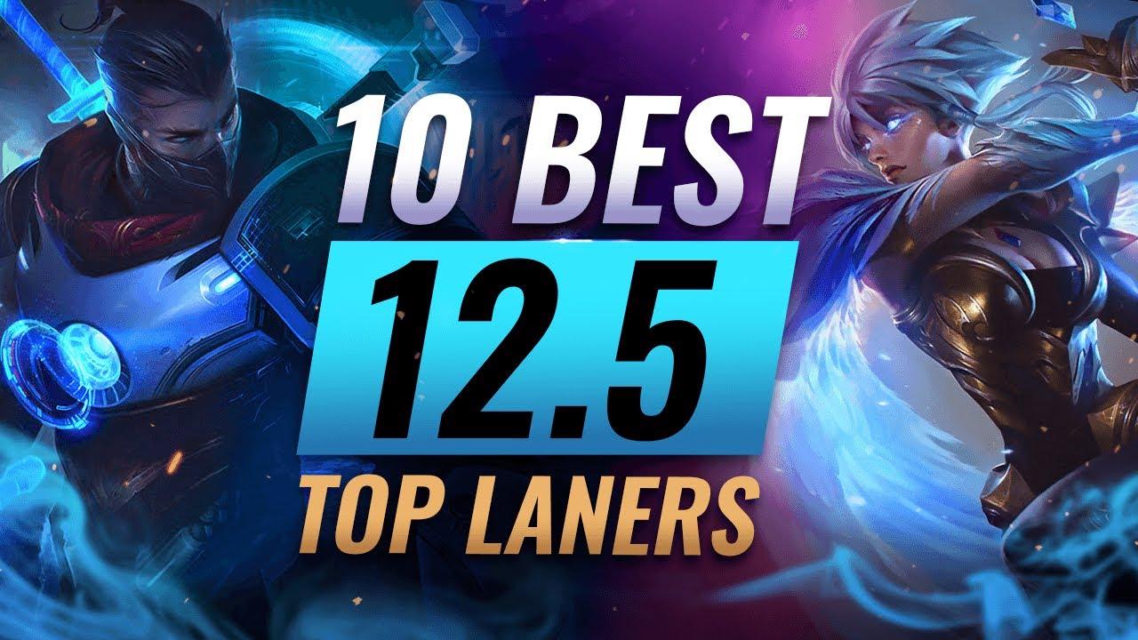 10 BEST TOP Laners That CARRY GAMES in Patch 12.5 - League of Legends Season 12 thumbnail