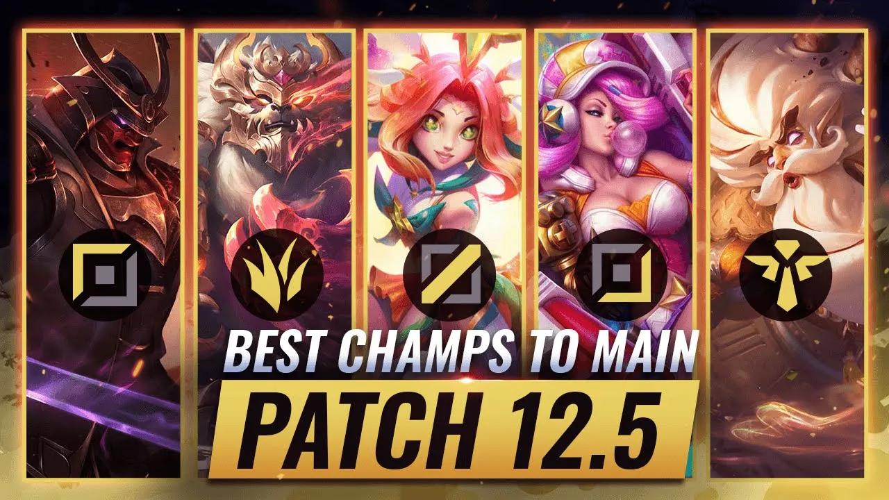 TOP 3 Champions To MAIN For EVERY ROLE in Patch 12.5 - League of Legends Season 12 thumbnail