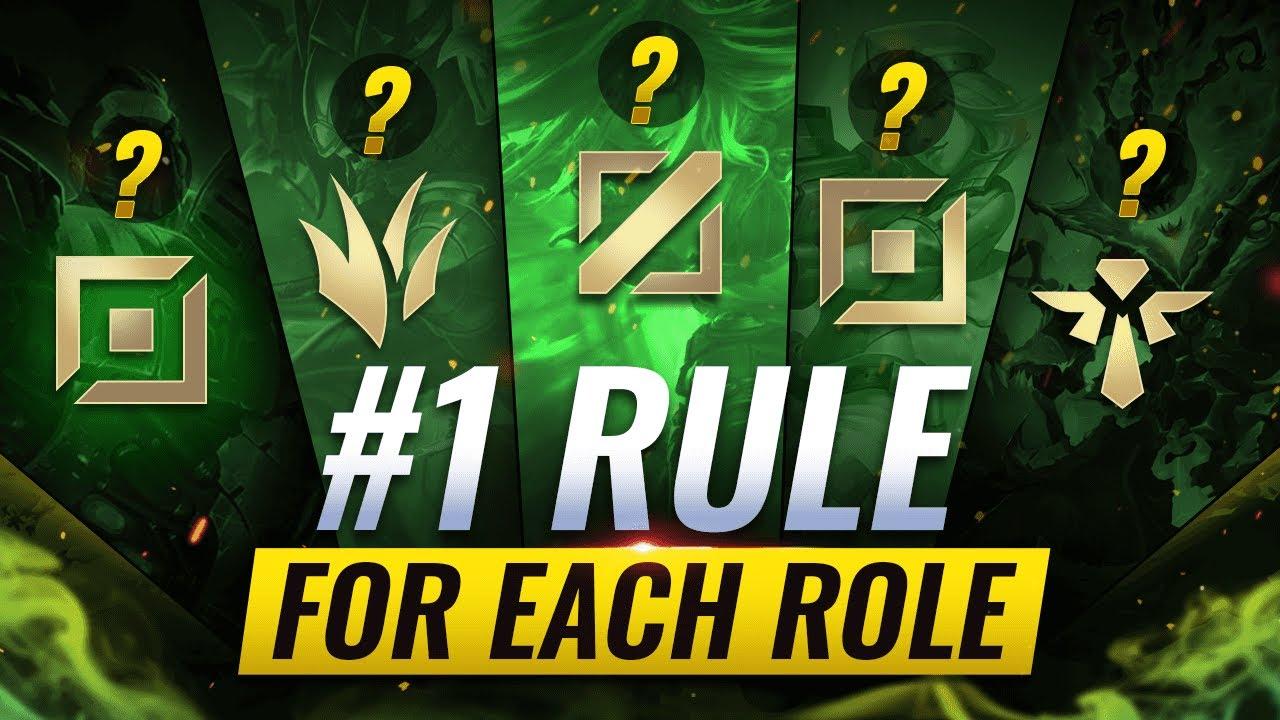 The GOLDEN RULE For EVERY ROLE In League of Legends - Patch 12.5 thumbnail