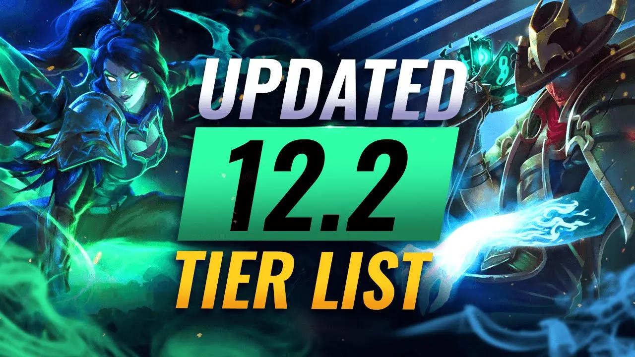 UPDATED BEST Champions TIER List for Patch 12.2 – League of Legends Season 12 thumbnail