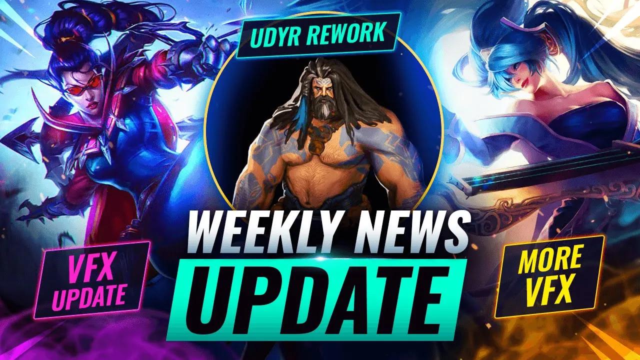 WEEKLY NEWS UPDATE: Vayne UPDATE & Udyr REWORK News & More - League of Legends Season 12 thumbnail