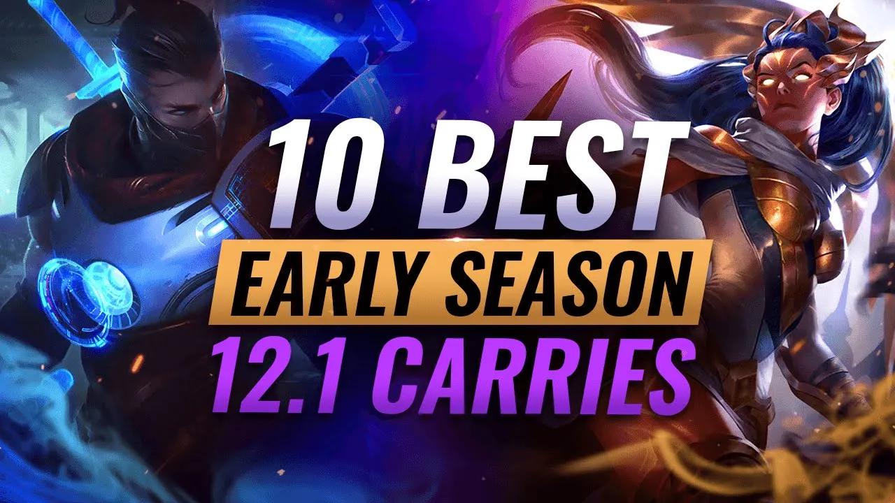 10 BEST Early Season Carries To Climb With in Season 12 - League of Legends Patch 12.1 thumbnail