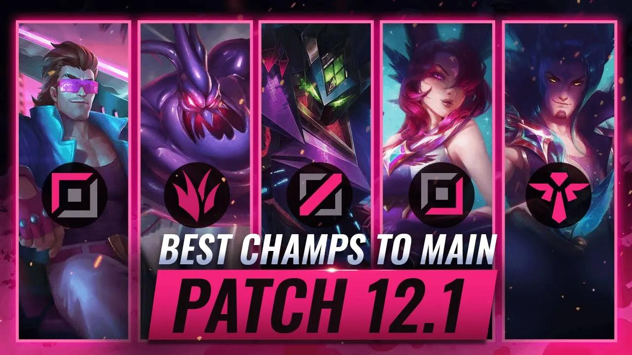 TOP 3 Champions To MAIN For EVERY ROLE in Patch 12.1 - League of Legends Season 12 thumbnail