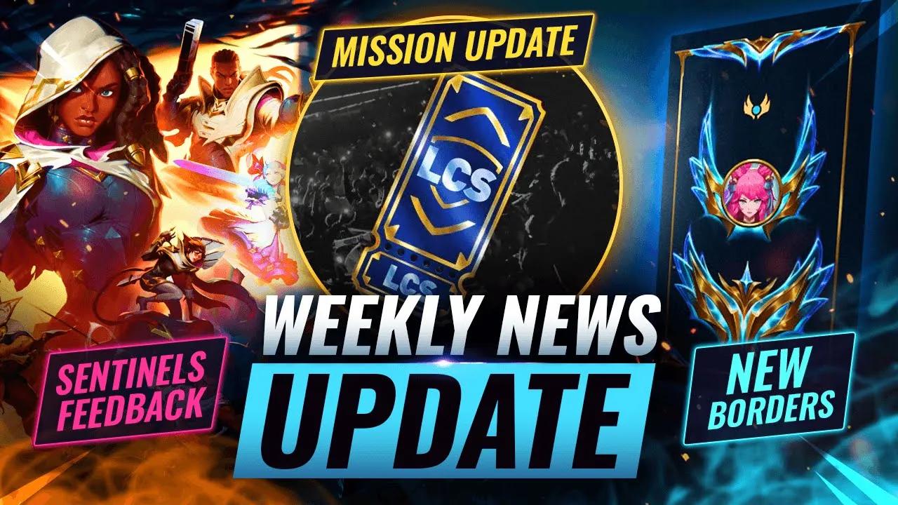 NEWS UPDATE: Lore Feedback + Ranked Borders & MORE - League of Legends Preseason 2022 thumbnail