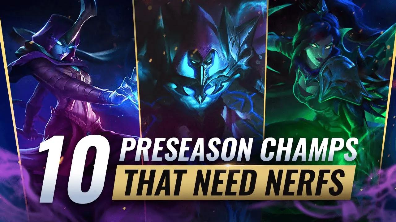 10 OP Champs That NEED NERFS Before Season 12 - League of Legenda Patch 11.24 thumbnail