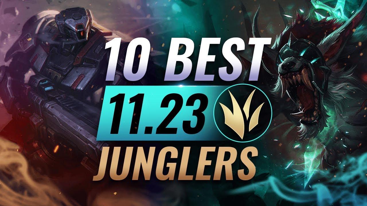 10 Junglers You SHOULD PLAY  in Patch 11.23 - League of Legends Preseason 2022 thumbnail