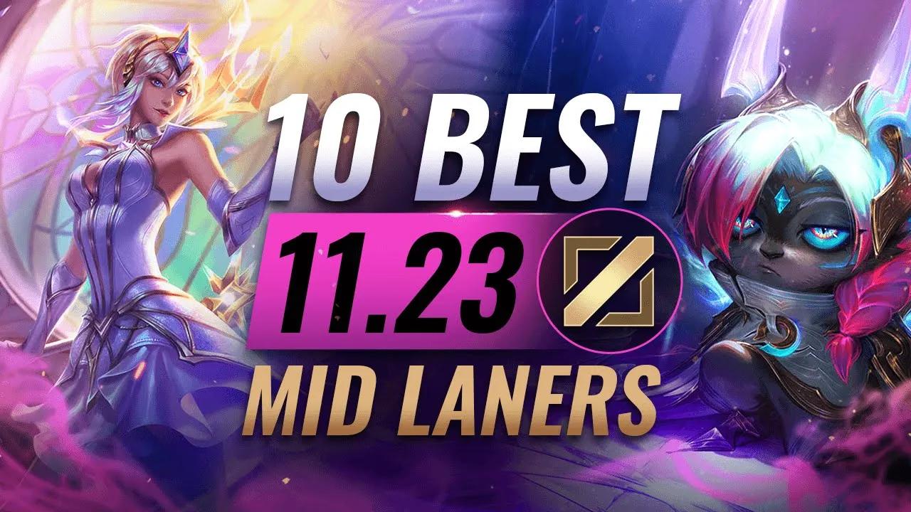 10 Mid Laners You NEED to Abuse in Patch 11.23 - League of Legends Preseason 2022 thumbnail