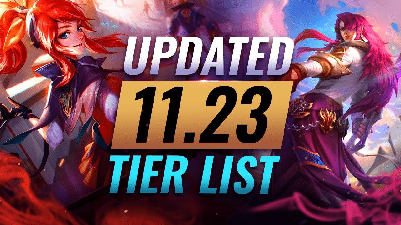 NEW PRESEASON UPDATE: BEST Champions TIER List – League of Legends Patch 11.23 thumbnail