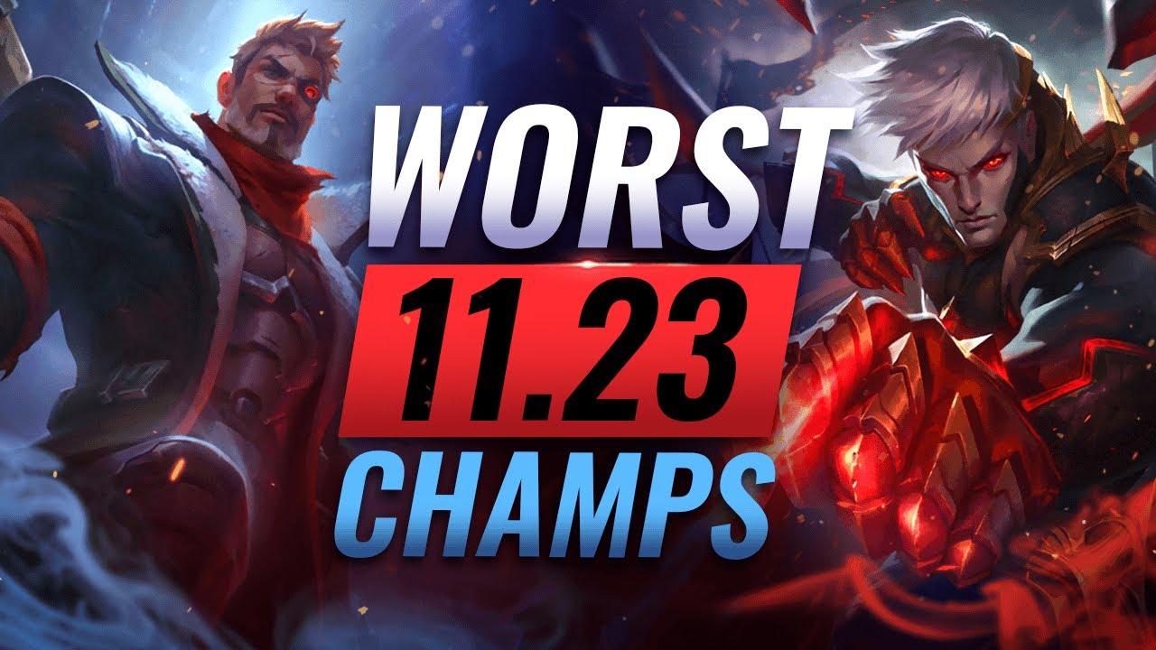 10 WORST Champions YOU SHOULD AVOID Going Into Patch 11.23 - League of Legends Predictions thumbnail