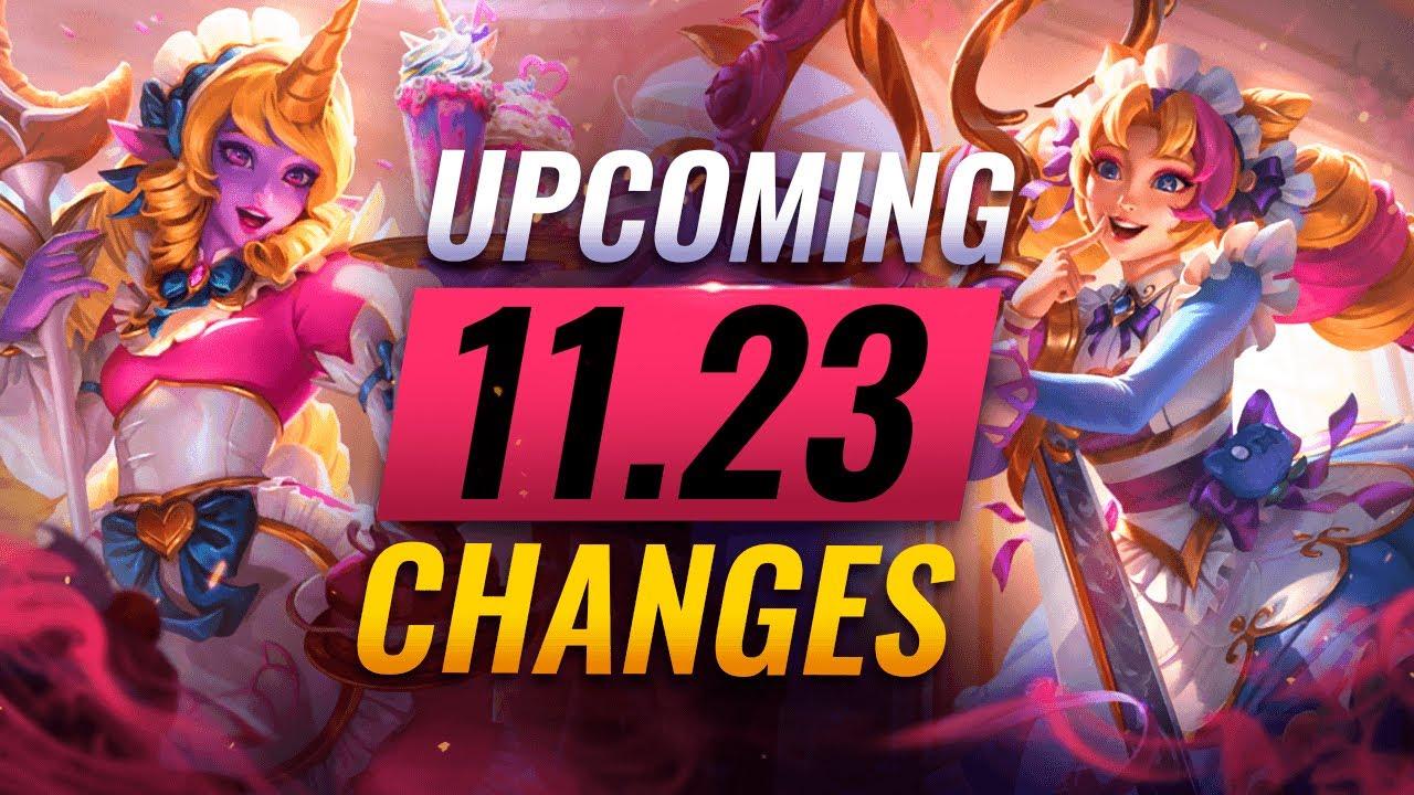 HUGE PRESEASON CHANGES: NEW BUFFS & NERFS Coming in Patch 11.23 - League of Legends thumbnail